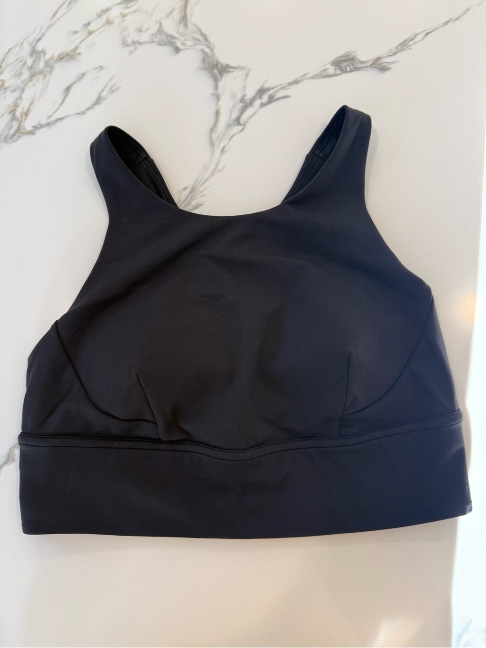 lululemon athletica Black High-Crop Support Sports Bra